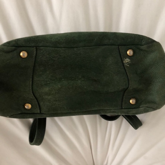 Green Prada Tote - Picture 5 of 7
